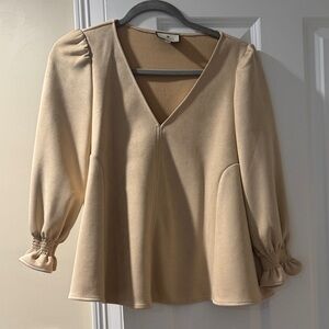 Tuckernuck Bone Suede Women's Blouse